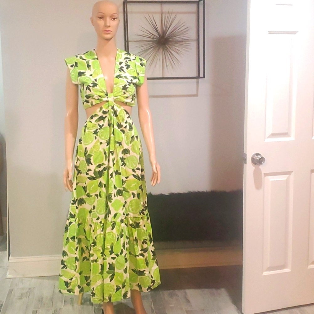 Steve Madden Cut Out Maxi Dress NWT